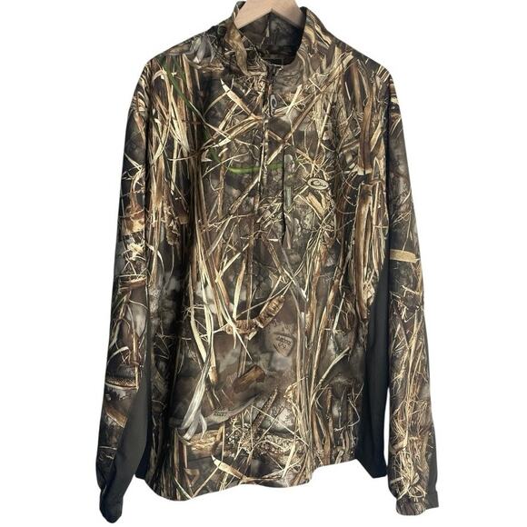 Drake Waterfowl Men’s Realtree Max-7 Lightweight 1/4 Zip Pullover Size-XL - Picture 1 of 3
